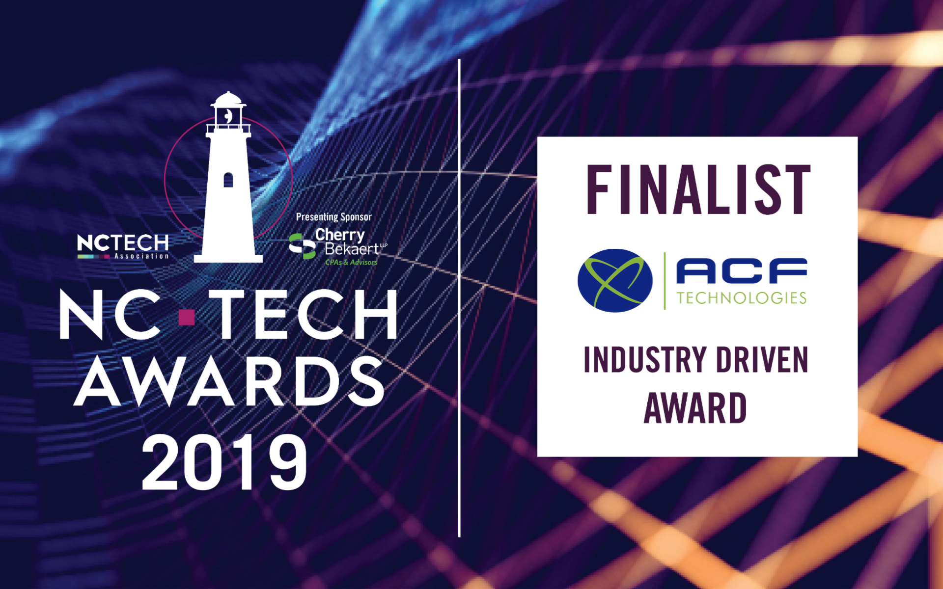 Folleto de premios NC Tech 2019